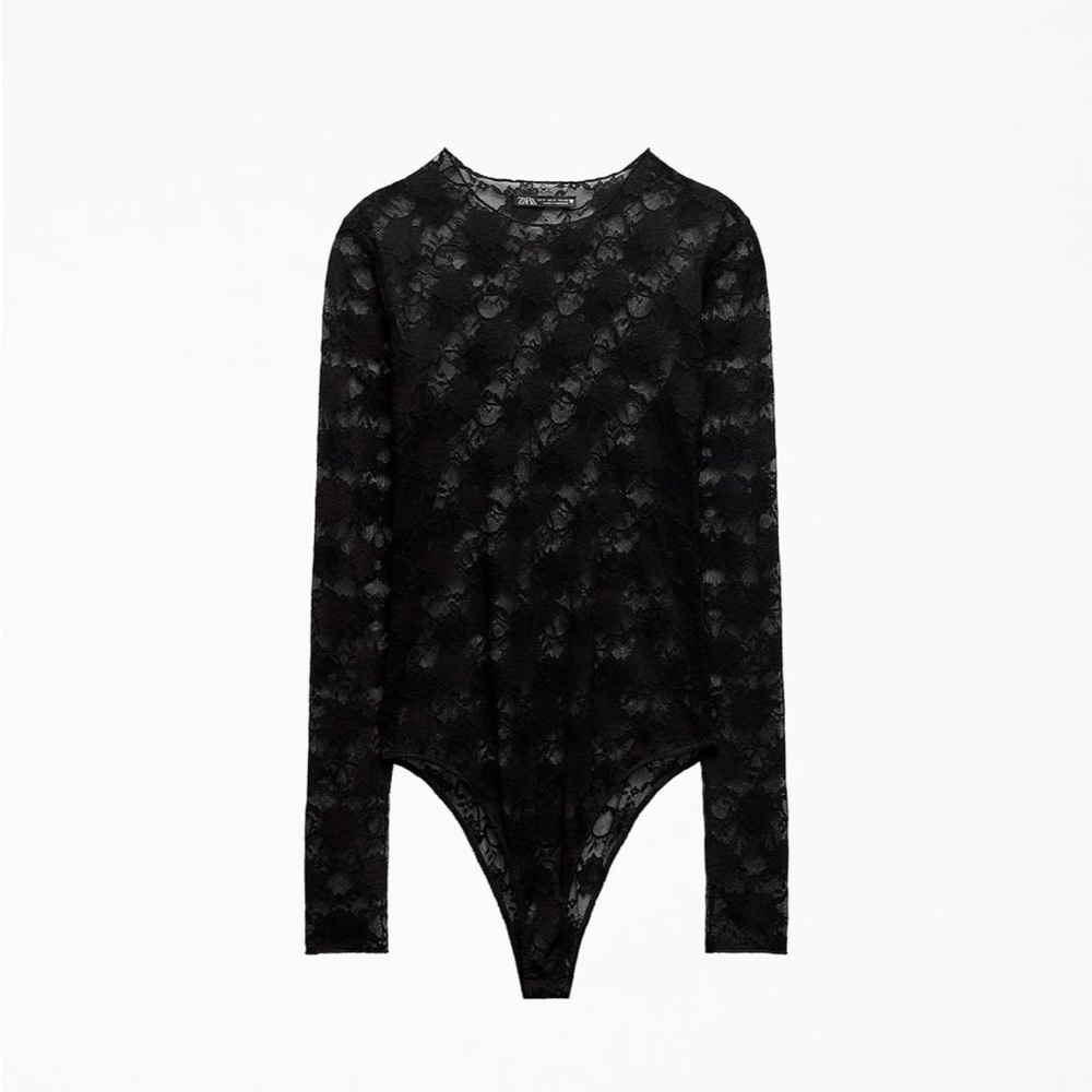 Zara Lace Bodysuit - NEW WITH TAGS (sold out online)